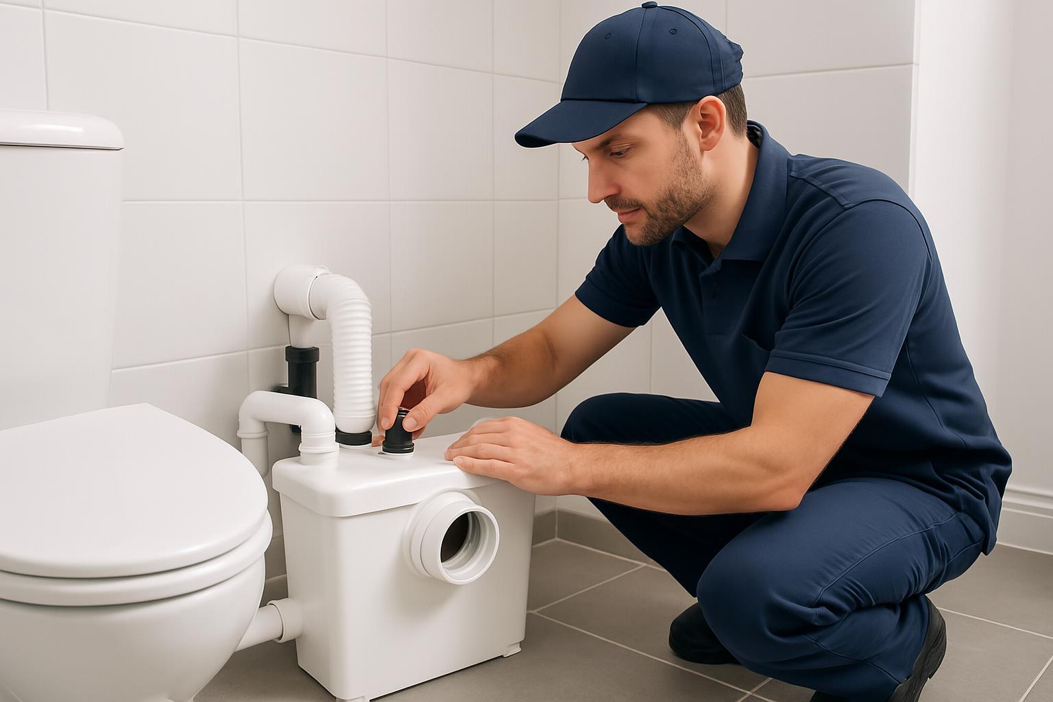 Sanibroyeur Installatie